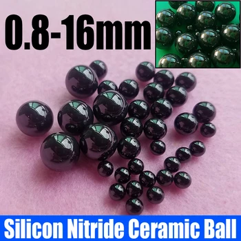 1-10PCS סיליקון ניטריד קרמיקה הכדור G5 דיוק Si3N4 קרמיים מיסב כדורי חלק כדור עגול חרוז רולר חרוזים דיה 0.8 מ 