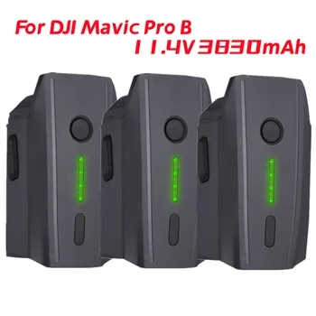 1-4Pack DJI Mavic Pro הסוללה,11.4 V 3830mAh שאיבת שומן חכם טיסה סוללה + סוללה עבור DJI Mavic Pro & פלטינה 