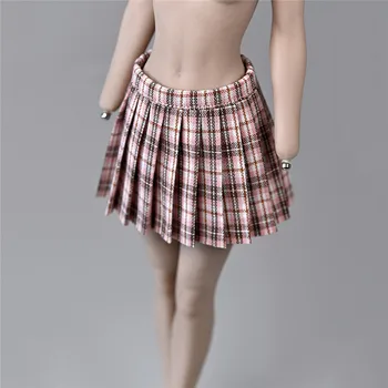 1/6 מידה נקבה יפנית קפלים החצאית עם קשת להגדיר JK המדים חצאיות סקוטיות דגם אביזרי 12