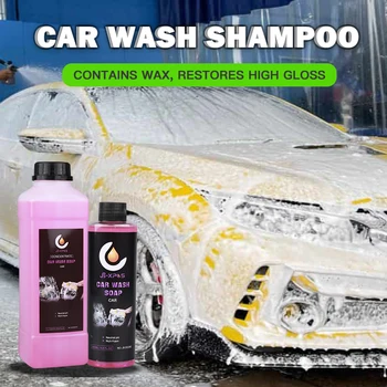 1 ליטר לשטוף את המכונית שמפו & ווקס ניקוי המוצר סבון בריכוז 1:100 עם מים קצף עשיר שאינו מאכל נוזלי ואביזרי רכב