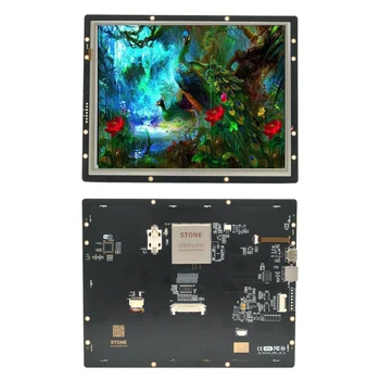 10.4 אינץ מגע TFT LCD תעשייתי לוח התצוגה עם rs232 ממשק מסך מגע
