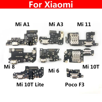 10 יח ' טעינת USB מטען נמל Dock Connector להגמיש כבלים עבור Xiaomi MI 6 A2 A3 8 9 10 11 לייט Se 9T 10T הערה 3 פוקו F3