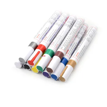 10 צבעים SP110 עמיד למים סימון עט הצמיג על משטח מתכתי תיקון צבע עטים צבע צבע עט סימון