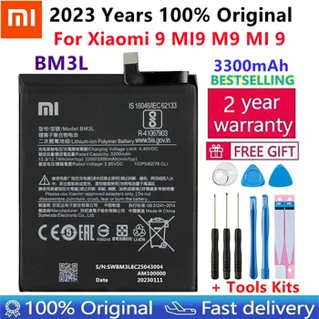 100% מקורי החלפה סוללה עבור Xiaomi 9 MI9 M9 MI 9 BM3L מקורי טלפון סוללה 3300mAh עם כלים