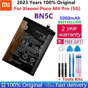 100% מקורי חדש באיכות גבוהה שיאו Mi BN5C החלפת הסוללה של הטלפון עבור Xiaomi פוקו M4 Pro 5G M4pro סוללות 5000mAh Bateria