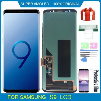 100% מקוריים Amled LCD עבור סמסונג גלקסי S9 G960 G960F G960U תצוגת LCD מסך מגע דיגיטלית הרכבה החלפה