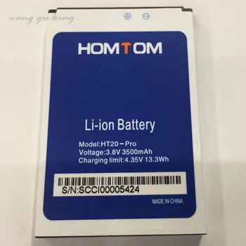 100% מקוריים חדשים 3.8 V 3500mAh על HOMTOM HT20 על HOMTOM HT20 Pro הסוללה Batterie Baterij תא סוללות של טלפונים ניידים