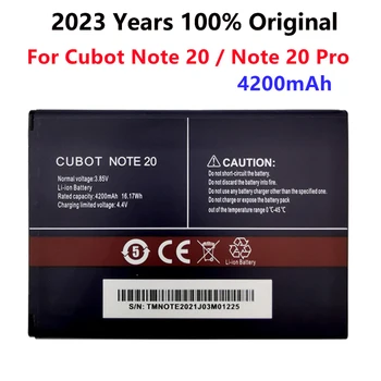 100% מקוריים חדשים 4200mAh סוללה עבור Cubot הערה 20 / הערה 20 Pro הסוללה של הטלפון באיכות גבוהה החלפת הסוללות Bateria