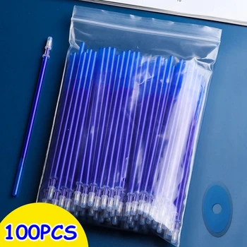 100Pcs/סט ניתן למחיקה עט מילוי רוד 0.5 מ 