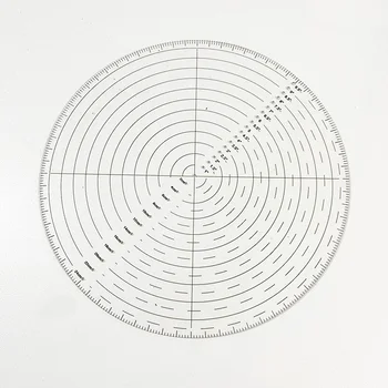10Inch סביב מרכז Finder מצפן הקיסרי/מדד שכר כפול מעגל מד לציור עיגולים בקוטר עץ מחרטה עבודה