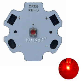 10pcs CREE כוכב LED 3W מתח גבוה LED שבב דיודות LED אדומות 1-3W אדום דיודה DIY עבור אקווריום / הובלת פרויקט עם 20 מ 