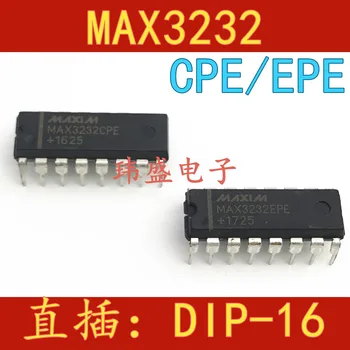 10pcs MAX3232 MAX3232CPE MAX3232EPE דיפ-16 RS-232