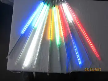 10sets/הרבה SMD5050 RGB Led צבעונית מטאורים אורות Led צינור 12 * 500 Mm10 מחשבים/סט 48 נוריות/pc
