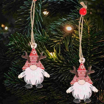 12 יח ' קישוטי חג המולד אישור קישוטים קטנים תליון Gnome עץ הסמבוק גמדים עץ