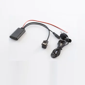 12V אלחוטיות HIFI שמע לרכב Bluetooth כבל מתאם מיקרופון מיקרופון AUX נגן מוסיקה 11Pin עבור חלוץ 99 P01 CD DVD