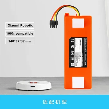 14.4 V 6500mAh Li-ion סוללה שואב אבק רובוטי החלפה סוללה עבור Xiaomi רובוט Roborock S50 S51 S55 אביזר חילוף