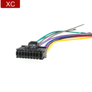 18 Pin רדיו במכונית אודיו סטריאו כוח לדבר ISO החיווט מחבר הכבל כבל מתאם עבור Sony CDX XR-C XR