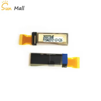 1PC 0.91 אינץ תצוגת OLED 128*32 IIC I2C לבן 14 pin LCD SSD1306 נהג פסיבי מטריקס עבור arduino ערכת Diy