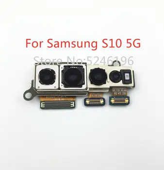 1pcs הגב האחורי המרכזי הגדול מודול המצלמה להגמיש כבלים עבור Samsung Galaxy S10 5G G977 G977F G977B להגמיש כבלים המצלמה בר להחליף חלקים