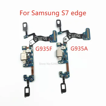 1pcs המקורי USB טעינת מטען נמל Dock Connector להגמיש כבלים עבור סמסונג גלקסי S7 קצה G935F G935A G9350 להחליף את החלק