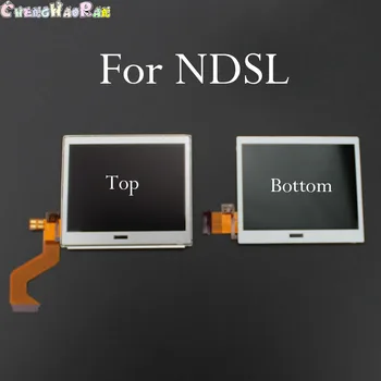 1x העליון התחתון. LCD מסך תצוגה עבור נינטנדו NDS DS Lite N DSL קונסולת משחק התחתונה למטה מסך LCD עבור ND SL NDSL החלפת