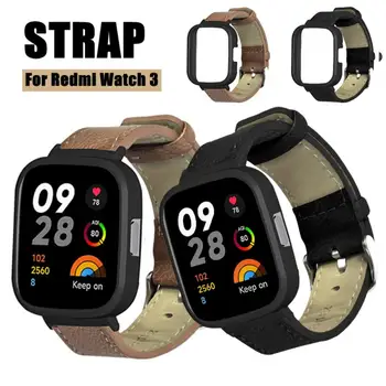 2 ב 1 לצפות רצועה על מי המותג Redmi לצפות 3 החלפת רצועת Wristbands מגן תיק+רצועה שעון חכם אביזרים