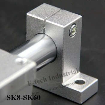 2 יח ' /הרבה 40mm ליניארי מעקה תמיכה SK40 CNC ליניארי פיר בעל בפיר אנכי תמיכה CNC תנועה קווית סוגריים.
