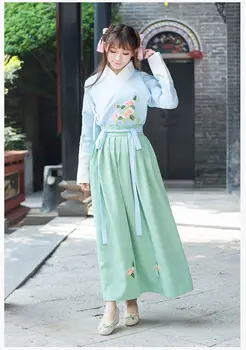 2020 חדש לנשים בנות סינית עתיקה מסורתית Hanfu נשים פיוז ' ן מודרני ההאנבוק הזה שושלת טאנג Consum השמלה