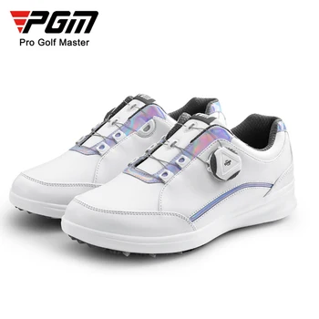 2022 PGM נעלי גולף ידית שרוכי הנעליים החדשות של נשים עמיד למים נעלי סופר סיבים צבעונית אנטי Sideslip מערבולת נעלי ספורט