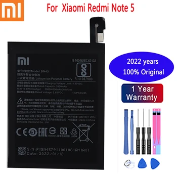 2022 שנים 3900mAh BN45 Xiaomi המקורי טלפון החלפה סוללה עבור Xiaomi Redmi הערה 5 Note5 סוללות עם כלים בחינם