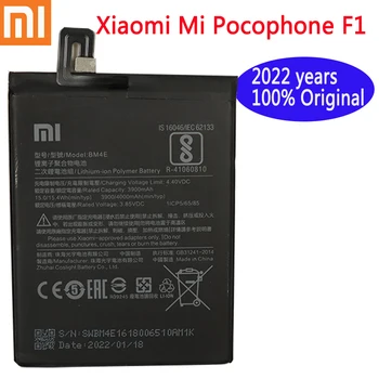 2022 שנים BM4E 4000mAh Xiaomi המקורי החלפה סוללה עבור Xiaomi MI Pocophone F1 איכות גבוהה אותנטי הסוללה של הטלפון