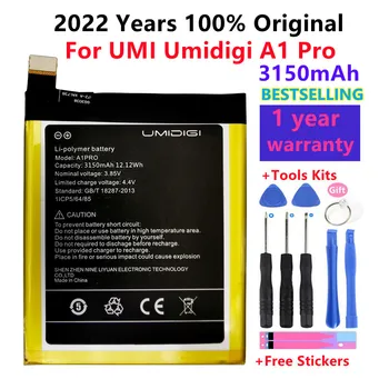 2022 שנים במלאי חדש UMI Umidigi A1 Pro הסוללה 3150mAh באיכות גבוהה החלפת הסוללה של הטלפון + כלים