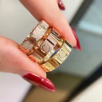 2023 אופנה קלאסי זוג high-end אוהבת את הטבעת אירועים מועדף טבעת מתנה ליום האהבה 