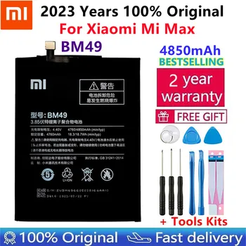 2023 חדש 100% מקורי גיבוי חדש BM49 סוללה 4850 mAh Xiaomi Mi מקס סוללה במלאי עם מספר מעקב+כלים חינם
