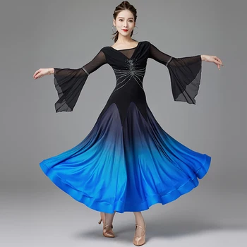 2023 חדש ריקודים סלוניים השמלה המודרנית Dancewear אלגנטי, טנגו, ואלס ריקודים בגדים לנשים בוגרות תחרות השמלה DL10817