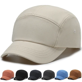 2023 קצר חדש אפס מקום כובע בייסבול קיץ לנשימה שמש כובעים מוצק צבע מתכוונן Snapack כובעי אופנה כובע מצחיה עבור נשים גברים