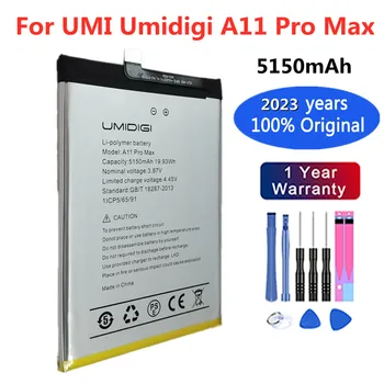 2023 שנה חדשה UMI סוללה מקורית עבור UMI Umidigi A11 Pro מקס 5150mAh באיכות גבוהה סוללה Bateria במלאי משלוח מהיר