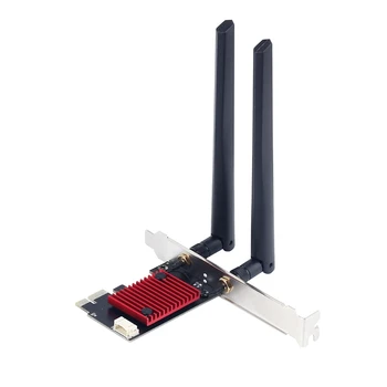 2974Mbps WIFI6 AX200 PCI-E Wireless Wifi מתאם אביזרים 2.4 G-5Ghz Dual Band כרטיס רשת Bluetooth 5.2 Desktop כרטיס רשת