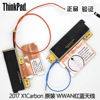 2pcs/lot JINYUSHI חדשים&מקורי ThinkPad 2017 X1 Carbon X1C 5 WWAN EM7455 מודול אדום כחול&LTE אנטנה
