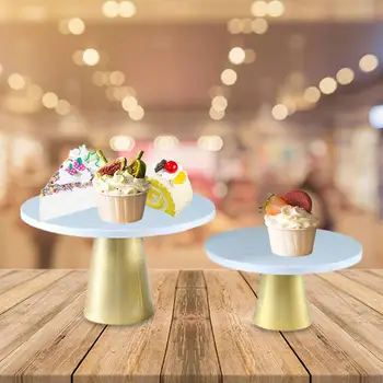 2Pcs עוגה לעמוד קינוח בעל כלי אפיית התצוגה עומדת Cupcake קינוח לעמוד מאפייה לעמוד שדיים ההולדת מסיבת החתונה.