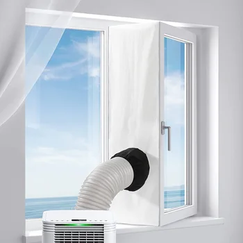 3/4m חלון חותם נייד מזגן אוויר חם לעצור מזגן לשקע חלון איטום ערכת בד עמיד למים איטום צלחת
