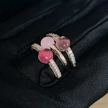 3 יח ' /סט קלאסי ממתקים בנות הטבעת הבלעה זירקון 6 סטים שילוב 18 גביש צבע תכשיטי אופנה מתנת יום הולדת יום האהבה