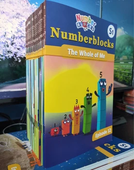30 ספרים/סט Numberblocks Alphablocks דיגיטלי אבני הבניין ילדים ילדים של החינוך המוקדם ללימוד אנגלית הספר