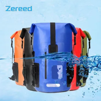 35L קיבולת גבוהה חיצוני עמיד למים תרמיל יבש Pack IPX6 ללבוש עמידים שחייה ספורט תיק נסיעות לטיולים גלישה צלילה