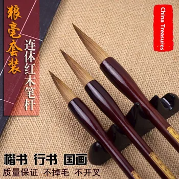 3pcs/lot 3 גודל קליגרפיה סינית מסורתית מברשת עט ציור המברשת כתב הסיני מברשת עט מאו דו שיער סמור