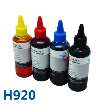 4 בקבוקי HP920 חם למכירה אופציונלי צבע בתפזורת מדפסת דיו צבע עבור HP OfficeJet 6000/6500/7000/6000A/6500A/7500A/7000 WF