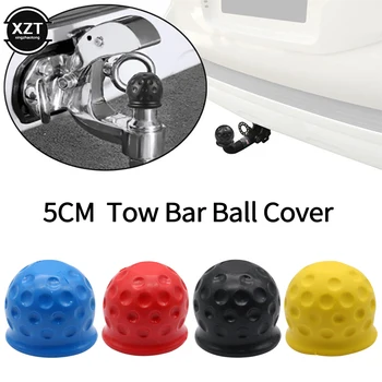 4 צבעים אוניברסלי 50mm גרירה בר הכדור לכסות כובע כדור הוד על הנגרר Towball להגן על אביזרי רכב תיקון כלי