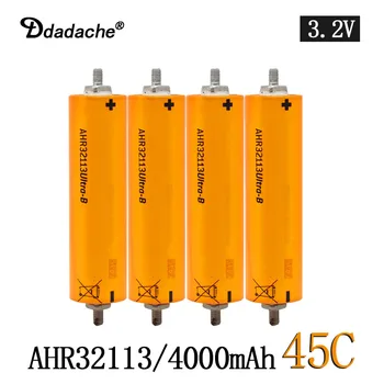 45C נטענת ליתיום ברזל פוספט כוח הסוללות באיכות גבוהה קיבולת גדולה עבור A123 AHR32113 סוללת Lifepo4 3.2 V 4.0 אה