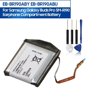 472mAh החלפת הסוללה EB-BR190ABY EB-BR190ABU עבור Samsung Galaxy ניצנים Pro SM-R190 EP-QR190 EP-QR190 אוזניות תא