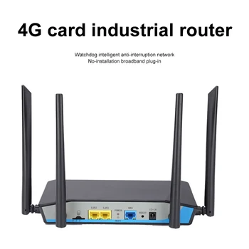 4G הנתב האלחוטי ברמה ארגונית הביתה כרטיס 4G wifi קווי CPE מעלית ניטור רשתות עם ארבע אנטנות חיצוניות